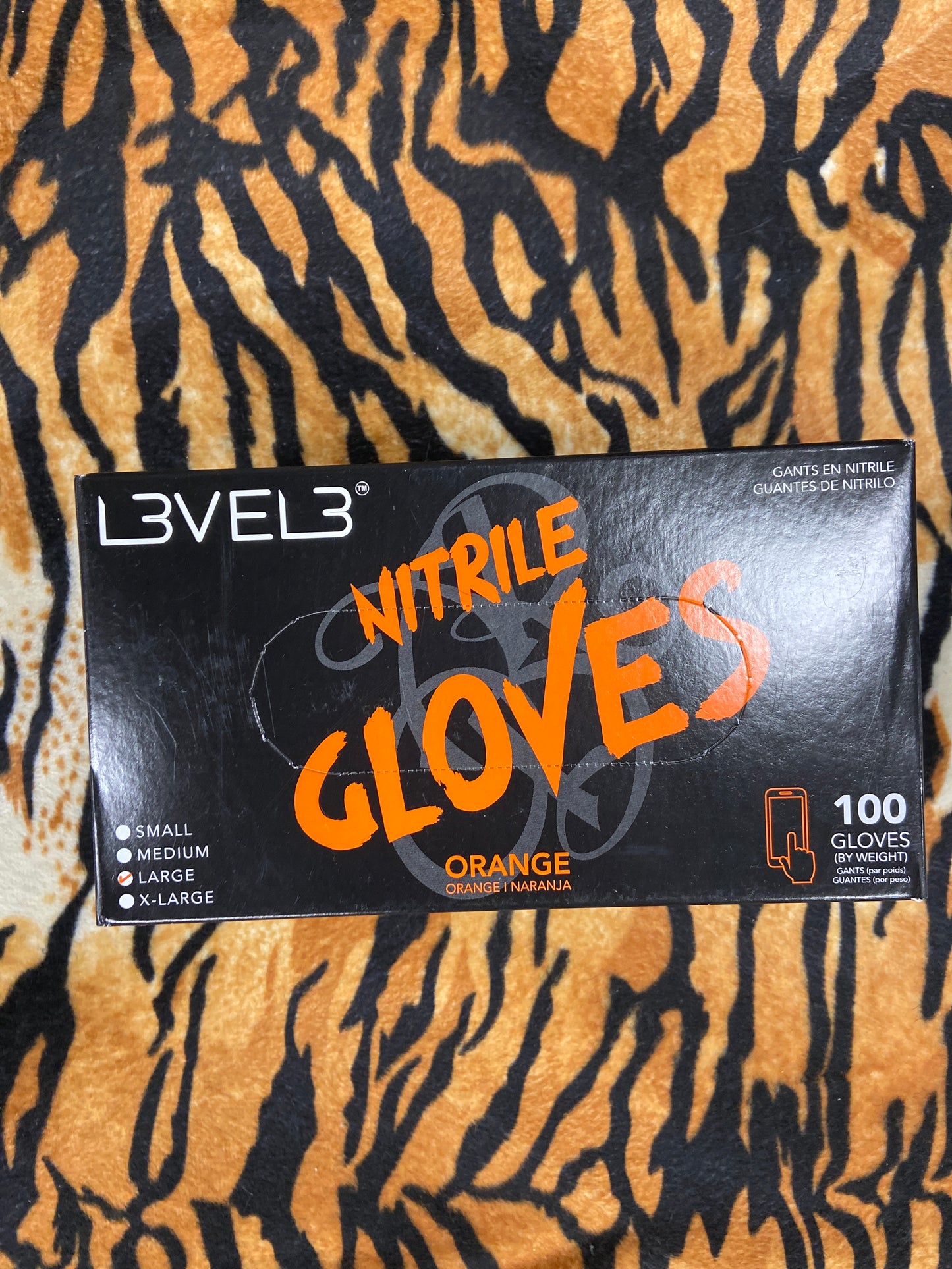 Level 3 Nitrile Gloves Orange