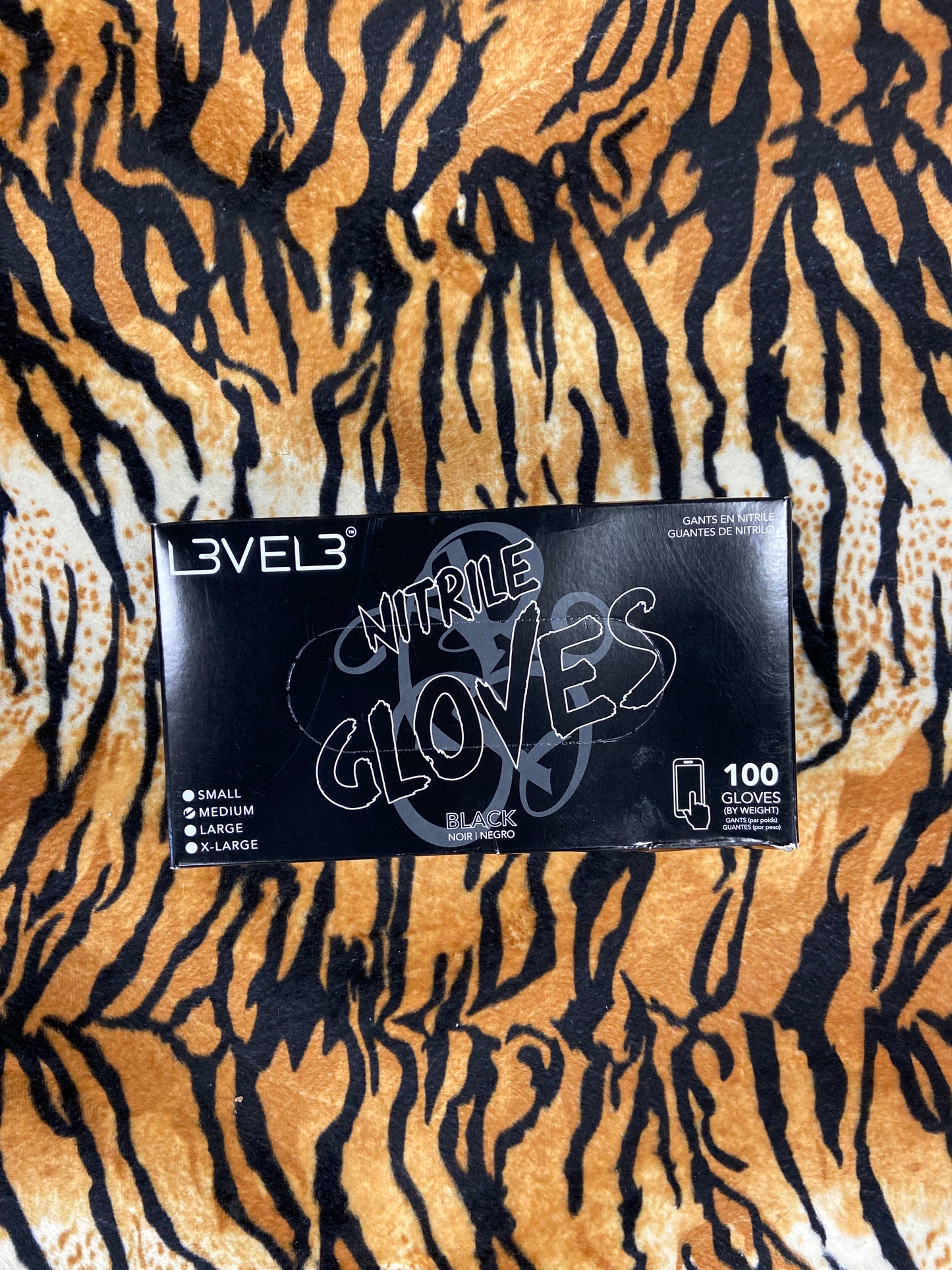 Level 3 Nitrile Gloves Black