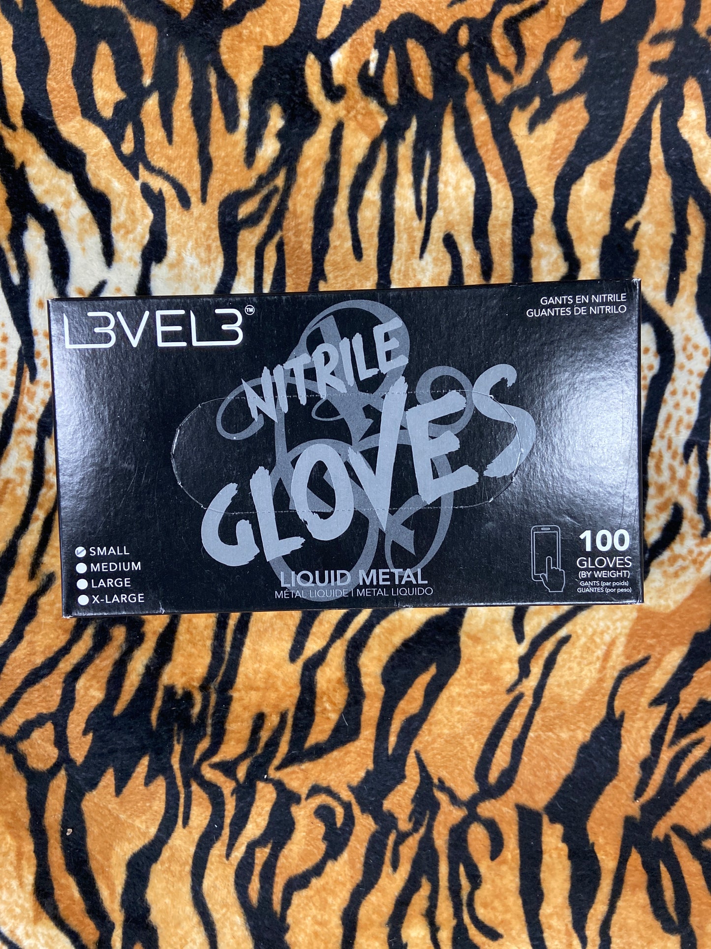 Level 3 Nitrile Gloves Liquid Metal