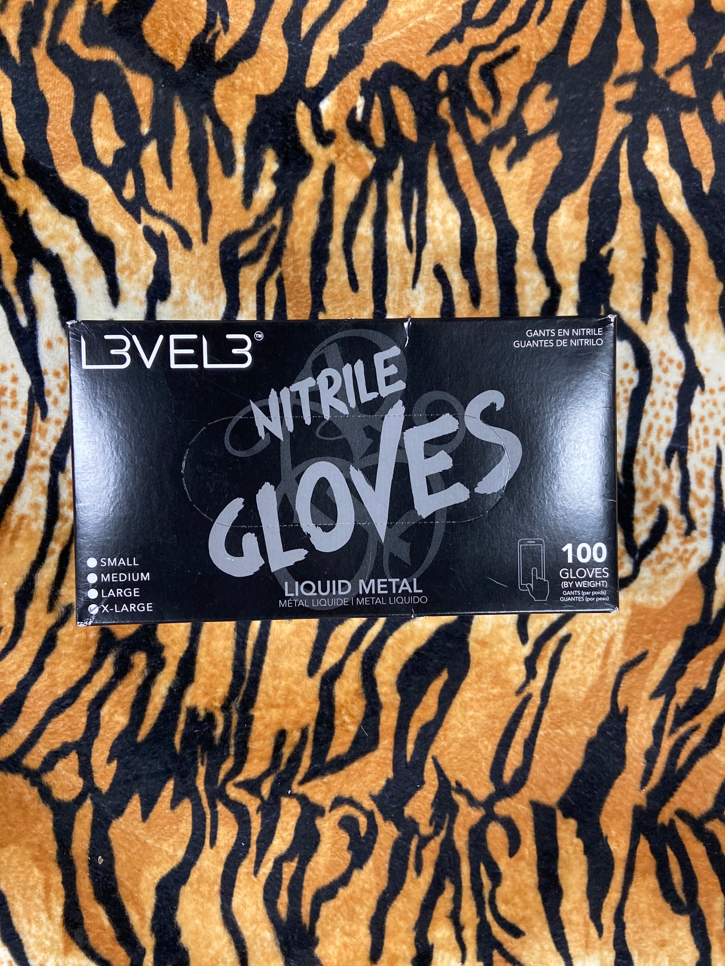Level 3 Nitrile Gloves Liquid Metal