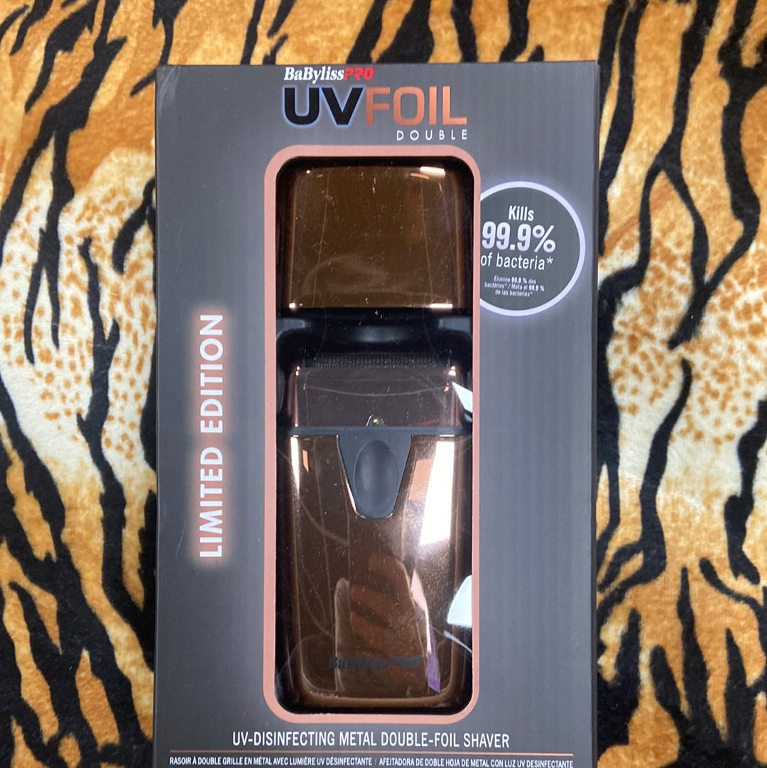 Babyliss Pro UV Double Foil Shaver (Rose Gold)