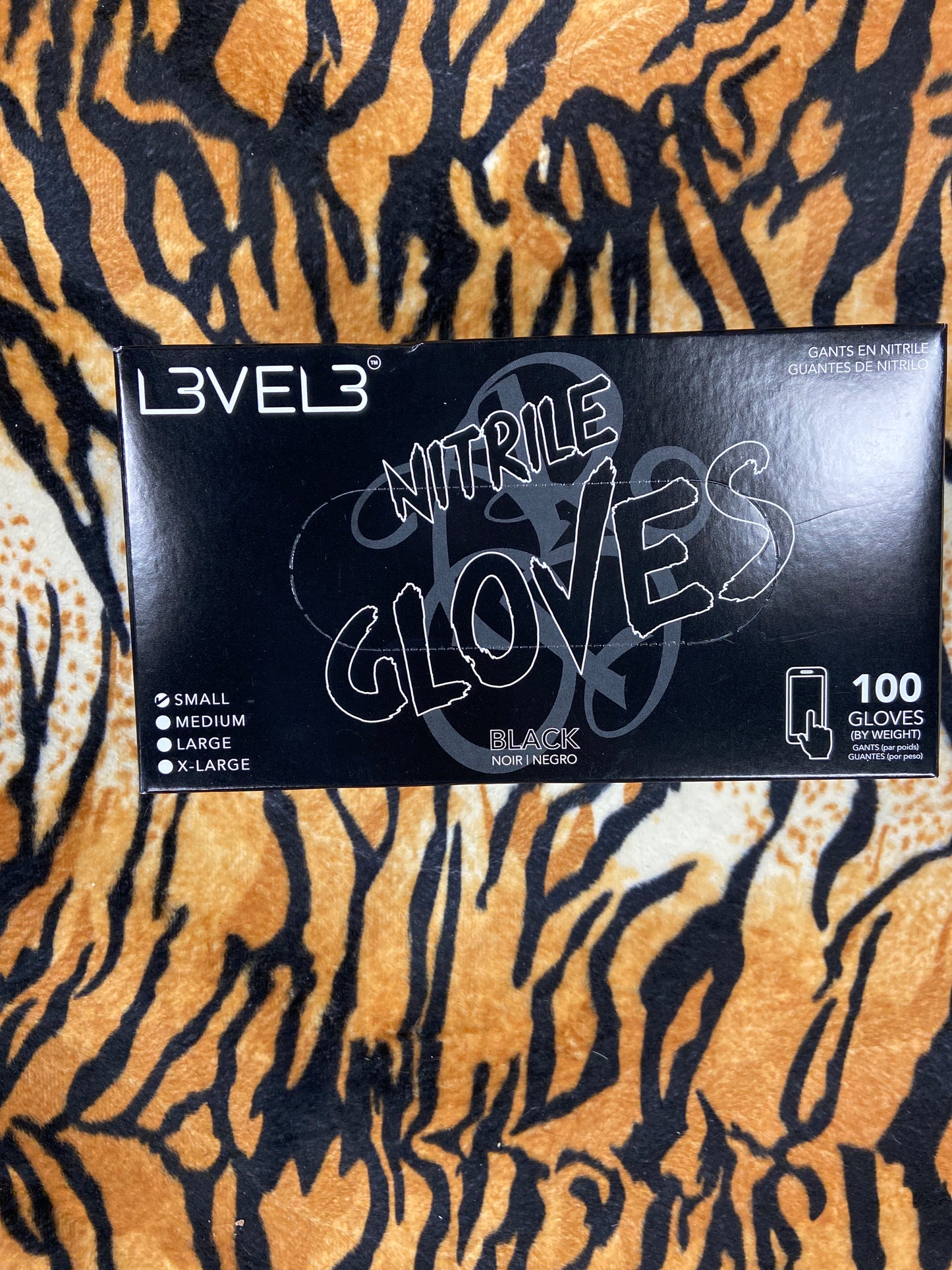 Level 3 Nitrile Gloves Black