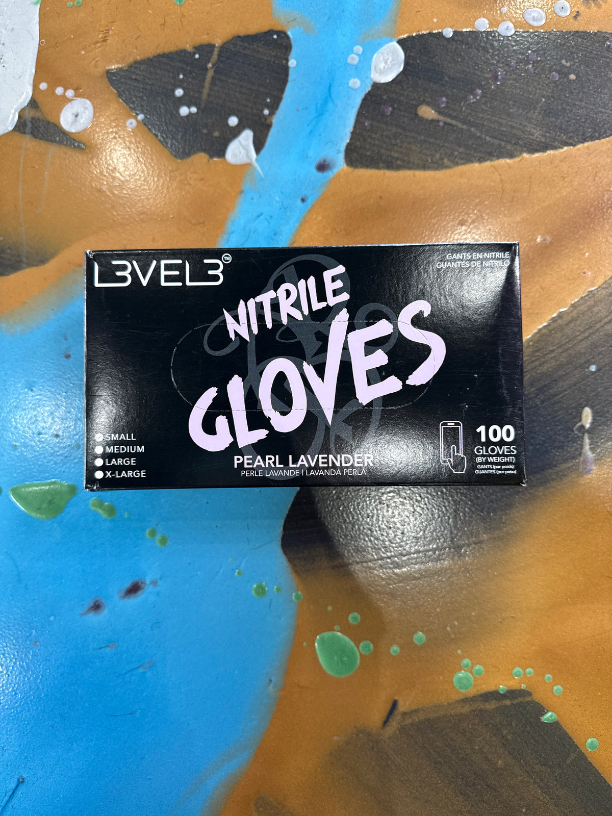 Level 3 Nitrile Gloves Pearl Lavender Small