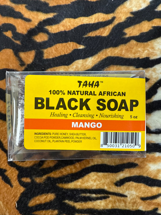 Taha Black Soap w/Mango