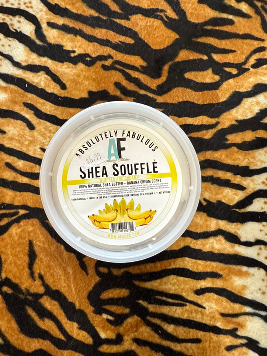 Shea Soufflé 100% Natural Shea Butter Banana Cream Scent