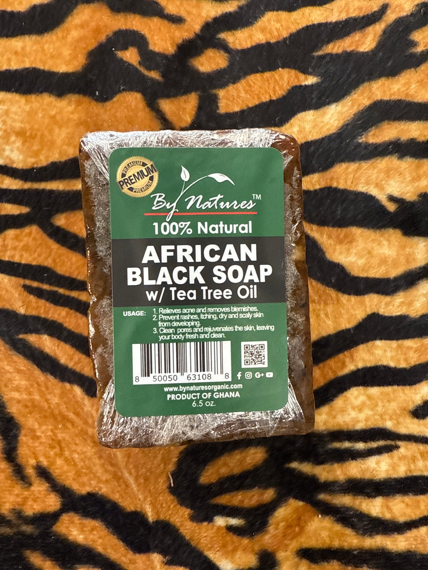 African Black Soap w/Tea Tree Oil