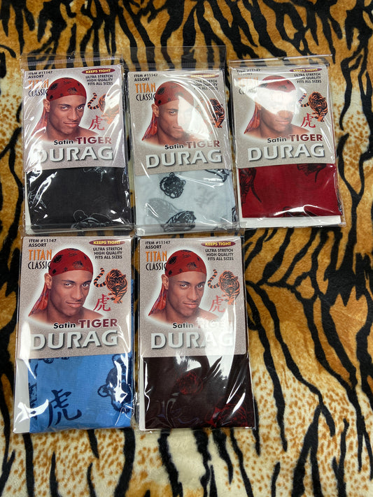 Titan Classics Satin Tiger Du-Rag