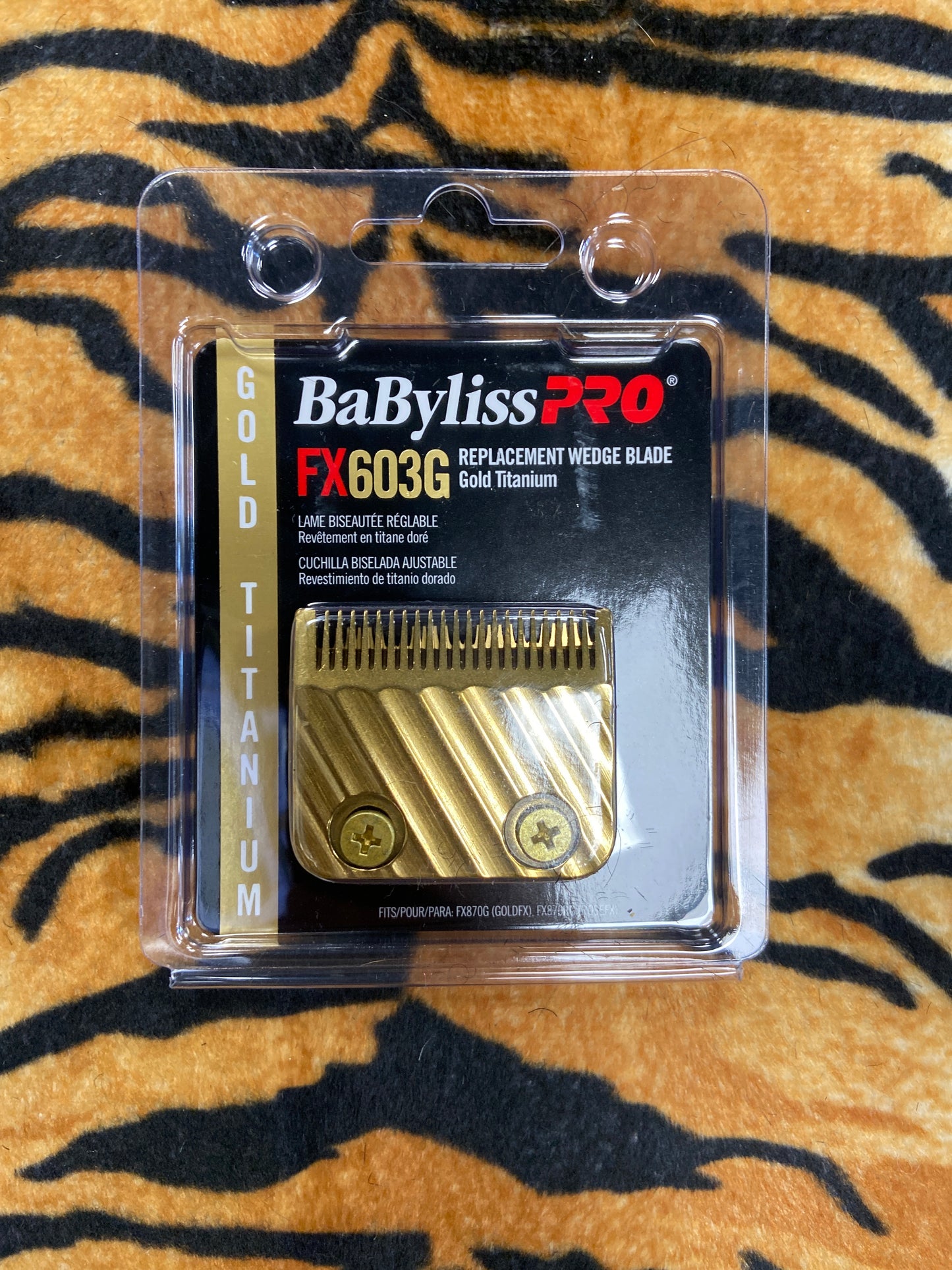 BaBylissPRO Fx Gold Titanium Clipper Blade Replacement