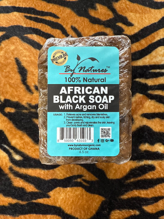 African Black Soap w/Argan Oil