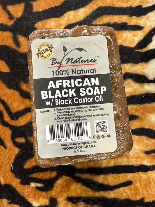 African Black Soap w/Black Castor Oil