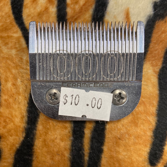 Used Ceramic 000 Detachable Clipper Blade