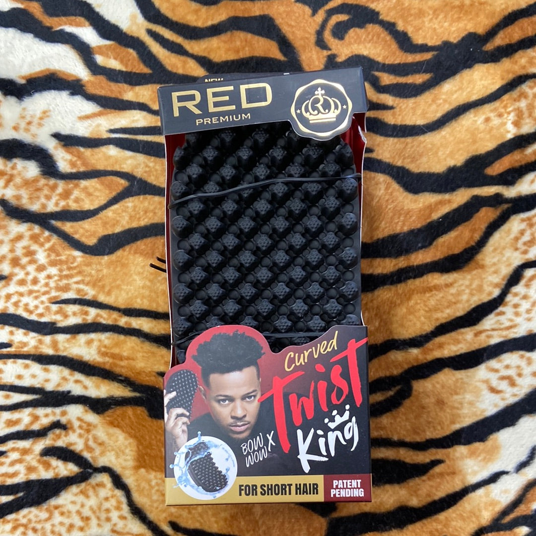 Red Premium Curved Twist King Hard Sponge