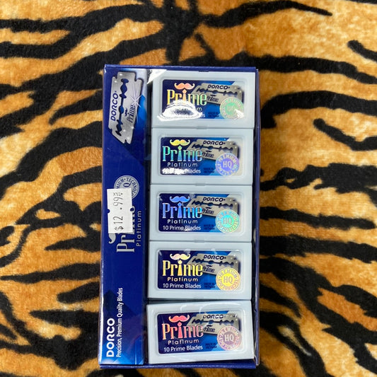 Dorco Prime Platinum Double Edge Razor Blades